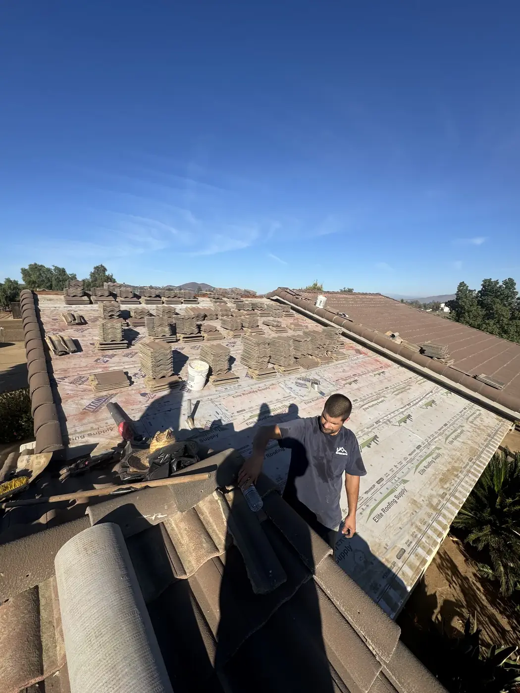 Small commercial building roof repair