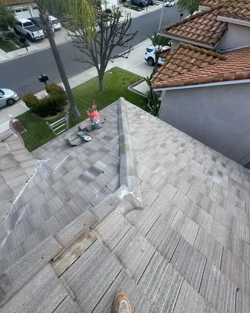 Patio cover roof repair