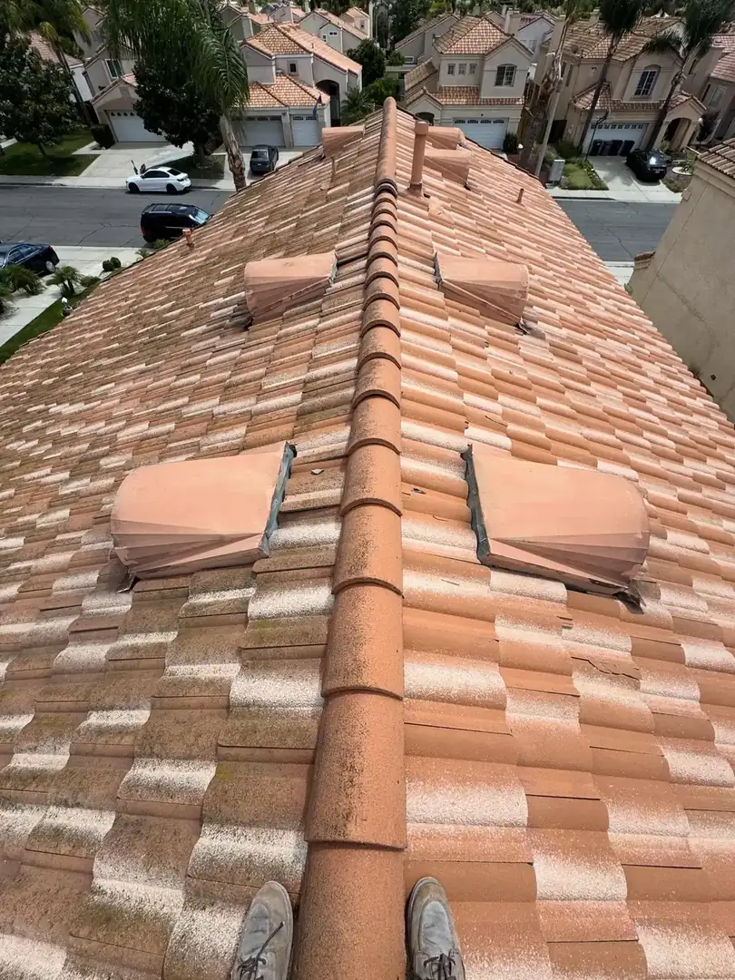 Tile lift and relay underlayment replacement in progress